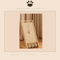 Honest Wood Sisal Cat Scratcher — 3-in-1 Board, Bed & Toy