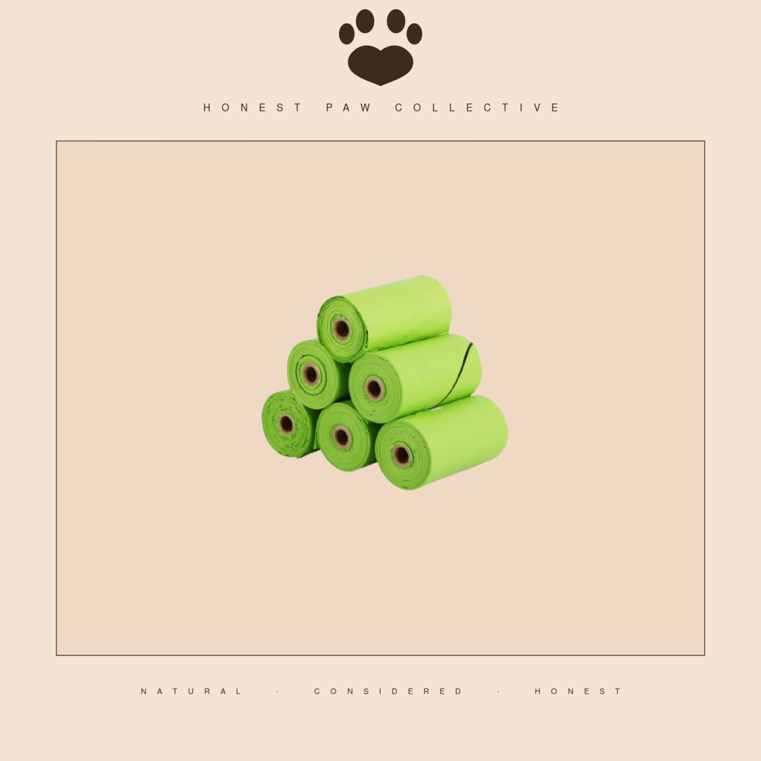 Compostable Dog Waste Bags — Cornstarch & Cassava, 120 Count