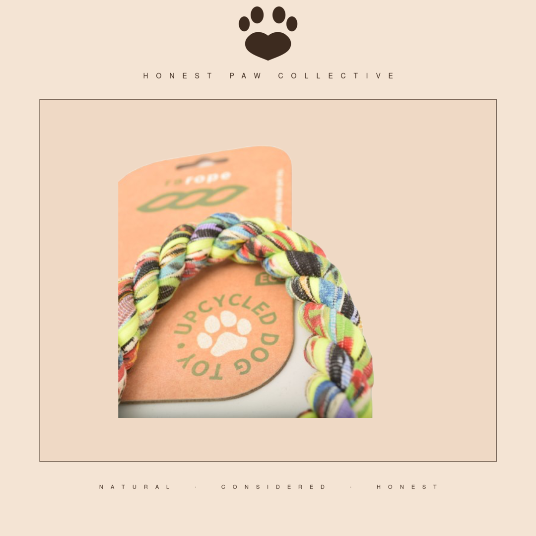 ReRope Tug Toy — Upcycled Cotton, Handmade in the USA
