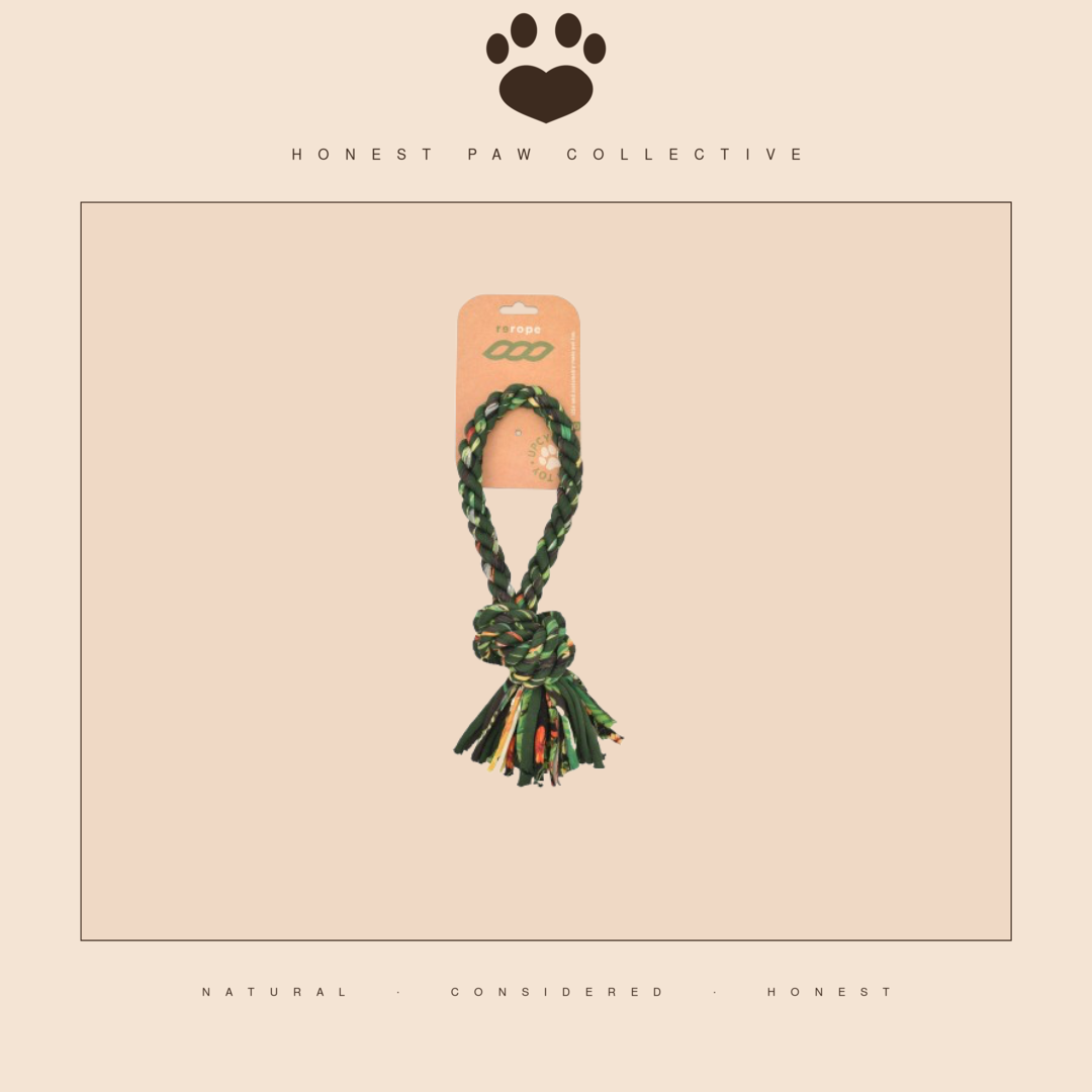 ReRope Tug Toy — Upcycled Cotton, Handmade in the USA
