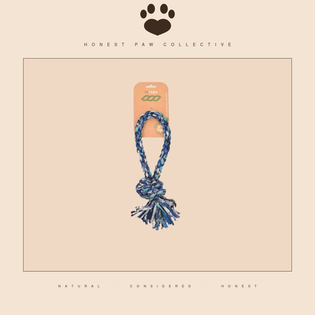 ReRope Tug Toy — Upcycled Cotton, Handmade in the USA