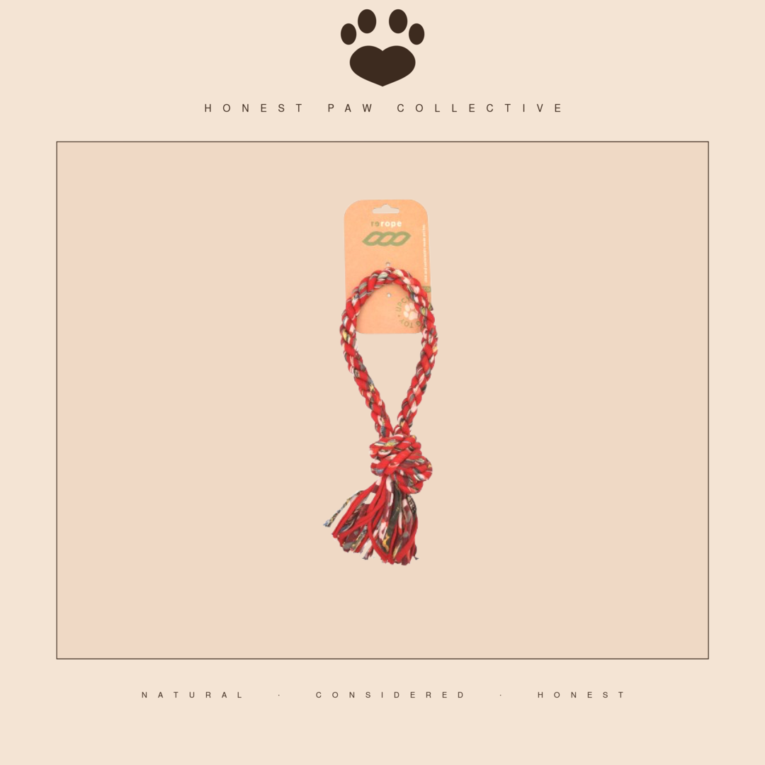 ReRope Tug Toy — Upcycled Cotton, Handmade in the USA